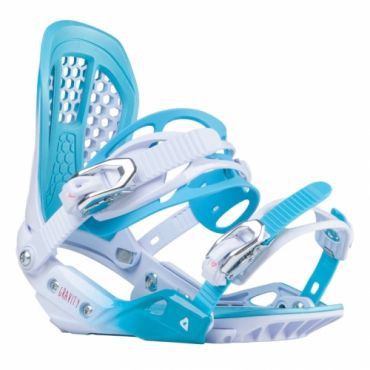 Dámské vázání na snb Gravity G3 Lady white/blue s kovovými ráčnami