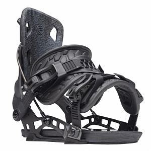 Vázání na snowboard Flow NX2 black, kovová základna, výklopná patka