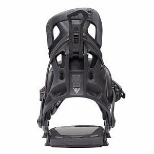 Vázání na snowboard Flow NX2 black, kovová základna, výklopná patka