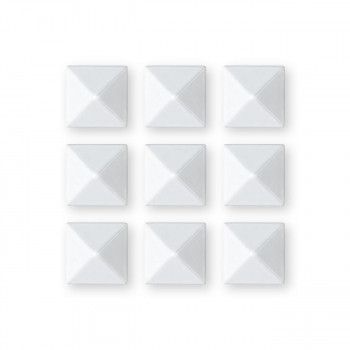  Grip Gravity Pyramid Studs white