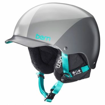 Dámská helma na snowboard Bern Muse grey sunray, dámské přilby s kšiltem