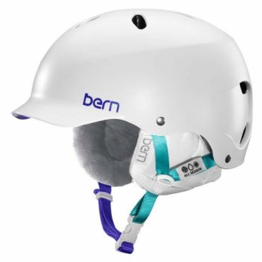Dámská snowboardová přilba Bern Lenox satin white, dámské přilby na snowboard