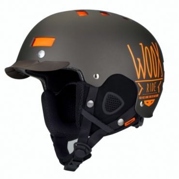 Snowboardová helma WOOX Brainsaver Brown