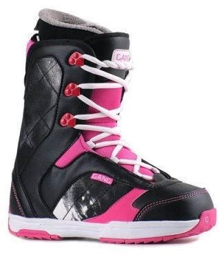 Dámské boty na snowboard Gang Passion, černé/bílé/růžové