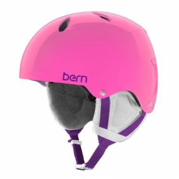 Dívčí lyžařská a snowboardová helma Bern Diabla translucent pink / růžová