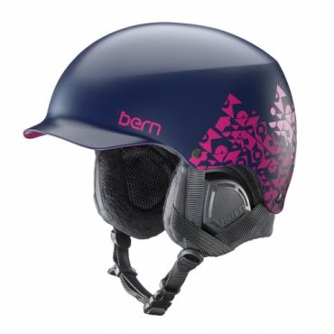 Snowboardová dámská přilba Bern Muse Satin navy geo graphic