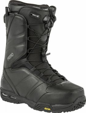 Boty na snowboard Nitro Team TLS black, pevné a kvalitní snb boty pro muže