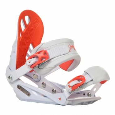Dámské snowboard vázání Gravity G1 Lady white/coral