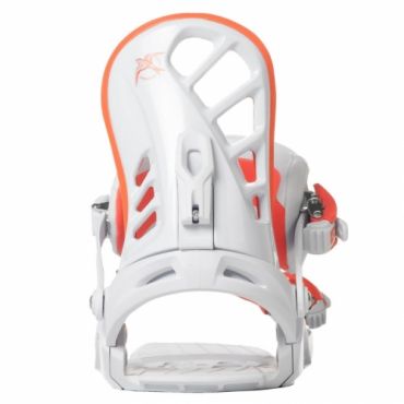 Dámské snowboard vázání Gravity G1 Lady white/coral - výprodej