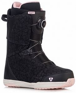 Dámské snb boty Gravity Aura Atop black denim/pink s kolečkem