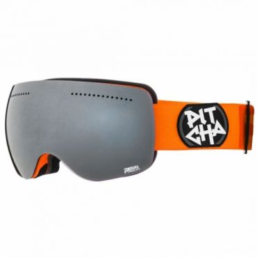 Brýle na snowboard a lyže Pitcha SG-FSP orange /black mirrored, černé sklo a oranžový rámeček