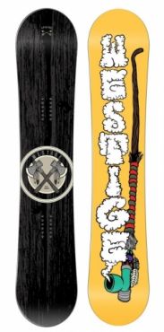 Snowboard komplet Westige Apache s menšími botami - výprodej