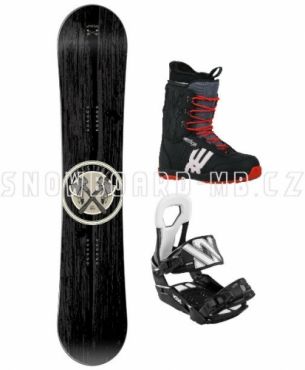 Snowboard komplet Apache s botami Westige King a vázáním Volkl
