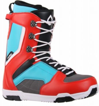 Snowboard komplet Ace B52 red/white - výprodej