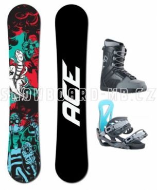 Snowboardový komplet Ace Villain, levné snowboard komplety