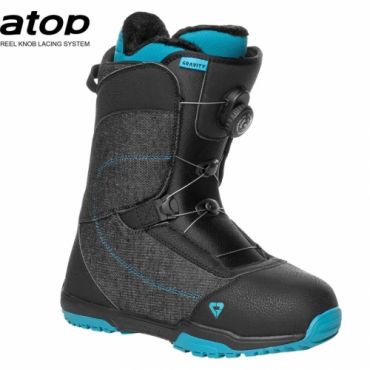 Dámské snowboardové boty Gravity Aura Atop black s utahováním kolečkem