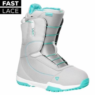 Dámské snowboardové rychloutahovací boty Gravity Aura Fast Lace light grey