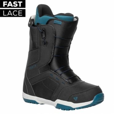 SNB boty Gravity Recon Fast Lace black, rychloutahovací boty na snowboard