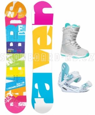 Dámský snowboardový komplet Raven Infinity s botami Gravity