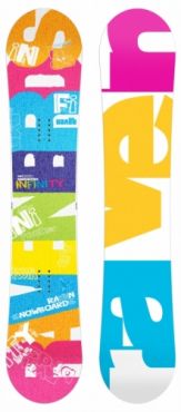 Dámský snowboardový set s botami Raven Infinity white