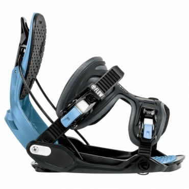 Rychlozapínací vázání na snowboard Flow Alpha black/blue
