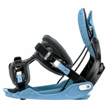 Rychlozapínací vázání na snowboard Flow Alpha black/blue