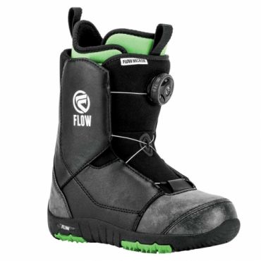 Dětské snowboardové boty Flow Micron Boa black s kolečkem - výprodej