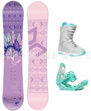 Dámský a dívčí snowboardový set Beany Spirit s botami Gravity 