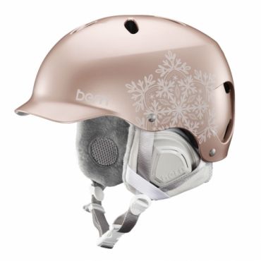 Dámská helma Bern Lenox satin rose gold 