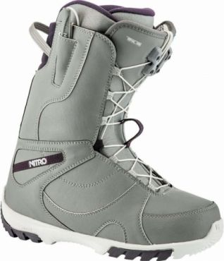 Kvalitní dámské snowboardové boty Nitro Cuda TLS grey