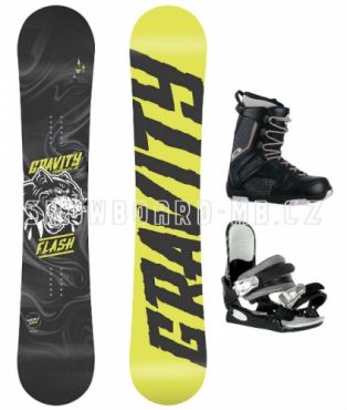 Dětský chlapecký snowboardový komplet Gravity Flash s botami Westige