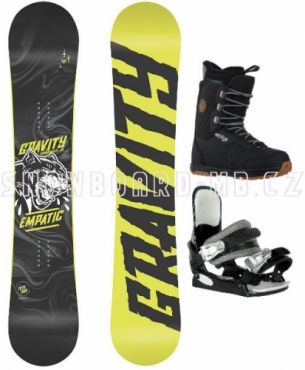 Snowboardový komplet Gravity Empatic pro začátečníky