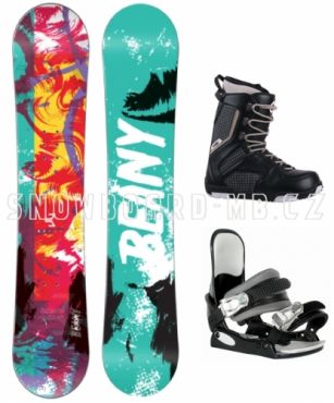 Dětský snowboardový set Beany Action, dětské snb komplety s botami