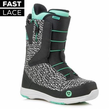 Dámské snowboard boty Gravity Sage Fast Lace black/mint
