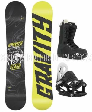 Dětský chlapecký snowboardový komplet Gravity Flash pro děti od 6 let
