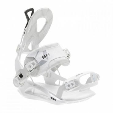 Rychlozapínací snowboardové vázání SP Private white / bílé pro muže i ženy