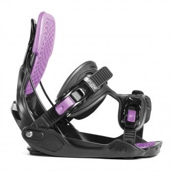 Dámské vázání na snowbaord s otevírací patkou Flow Haylo charcoal