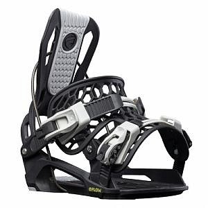 Dětské snowboardové vázání Flow Micron Youth black s vyklápěcí patkou pro rychlé nazutí