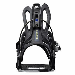 Dětské snowboardové vázání Flow Micron Youth black s vyklápěcí patkou pro rychlé nazutí