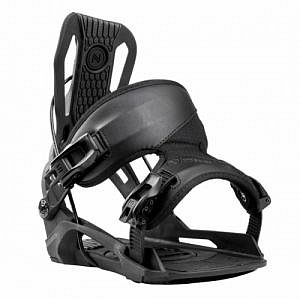 Snowboardové rychlozapínací vázání s výklopnou patkou Flow Nexus black / černé