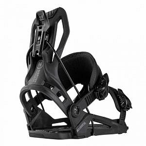 Snowboardové rychlozapínací vázání s výklopnou patkou Flow Nexus black / černé