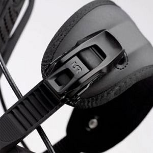 Snowboardové rychlozapínací vázání s výklopnou patkou Flow Nexus black / černé