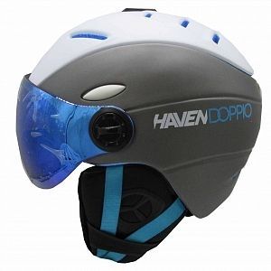 Helma na lyže a snowboard se štítem Haven Doppio white uni