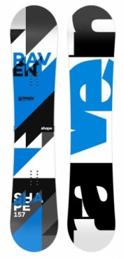 Snowboard Raven Shape black/blue/white