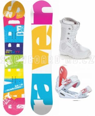 Dámský snb komplet Raven Infinity s bílými botami