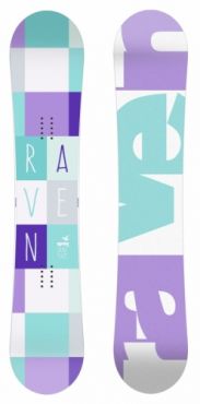 Dámský snowboardový komplet Raven Laura white, mint, purple