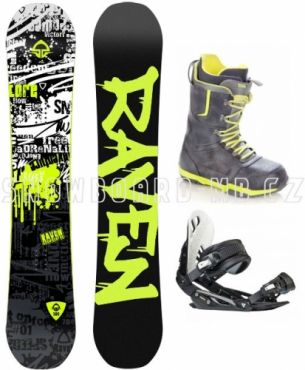 Snowboard komplet Raven Core s botami Raven Team