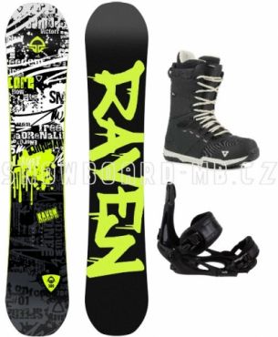 Snowboardový komplet Raven Core s botami Gravity
