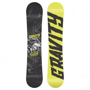 Dětský snowboard komplet Gravity Flash a barevné snb boty Beany