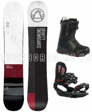 Freeride snowboard komplet Gravity Apollo 2019/20
